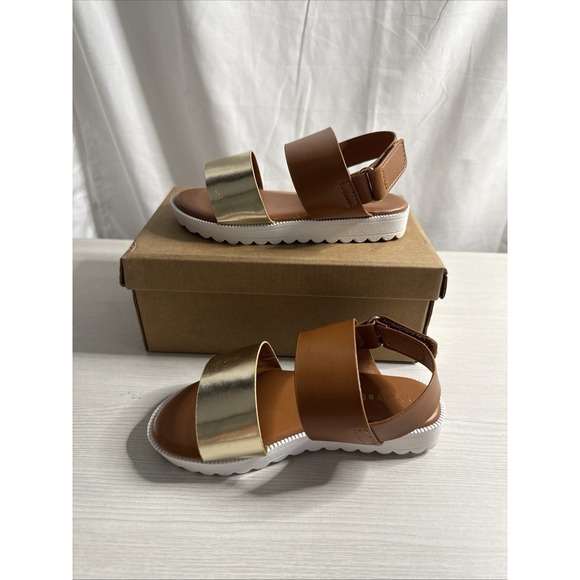 Lucky Brand Other - Lucky Brand Toddler Sandals Size 11M Metallic Brown New